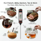 Preview: Digitales LCD Kochthermometer Einstichthermometer Küchenthermometer (einsetzbar für Fleisch, Braten, Backen, Bier, Wein usw.)